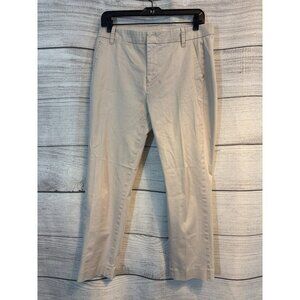 Vince Beige Cotton Blend Pants Size 8